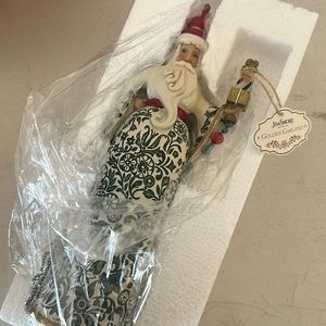 Jim Shore Golden Garland Santa